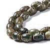 Tibetan Style dZi Beads Strands TDZI-E005-01N-3