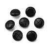 1-Hole Plastic Buttons BUTT-WH0027-03B-01-1