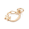 Strawberry Alloy Swivel Clasps X-FIND-L012-01KCG-3