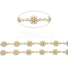 Handmade Brass Enamel Link Chains CHC-I035-13G-02-2