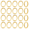 20Pcs Brass Twister Clasps KK-UN0005-31-1