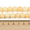 Natural Yellow Calcite Beads Strands G-C251-A01-10mm-5