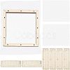 Basswood Assembled Paper Making Frame DIY-WH0001-74-1