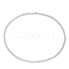Non-Tarnish Men's 304 Stainless Steel Cuban Link Chain Necklaces NJEW-JN03170-02-2