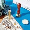 2Pcs 2 Style Wax Seal Stamp DIY-CP0006-34C-4