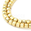Electroplated Synthetic Non-Magnetic Hematite Beads Strands G-U003-18A-01-3