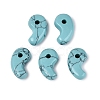 Synthetic Turquoise Pendants G-S294-07B-18-1