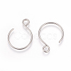 Tarnish Resistant 304 Stainless Steel Earring Hooks STAS-L216-02B-P-1