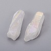 Electroplate Natural Quartz Crystal Beads KK-F757-G07-01-2