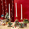 3Pcs 3 Styles Christmas Theme Iron & Plastic Candle Holder AJEW-OC0014-47-4