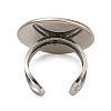 Non-Tarnish 304 Stainless Steel Open Cuff Findings STAS-R123-02F-P-3