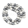 Electroplated Shell Pearl Beads Strands BSHE-H113-04A-2