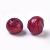 Dyed Natural Wood Beads X-WOOD-Q006-8mm-08-LF-2
