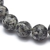 Natural Sesame Jasper/Kiwi Jasper Bead Stretch Bracelets BJEW-K212-A-033-3
