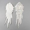 Hand Sewing Multi-Layer Flower Costume Shoulder Appliques PATC-WH0009-07A-1