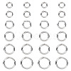 24Pcs 6 Styles Zinc Alloy Spring Gate Rings FIND-ME0002-10-1