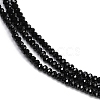 Natural Black Spinel Beads Strands X-G-P553-F08-01-4
