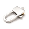 Rack Plating Brass Lobster Claw Clasps KK-K270-05P-2