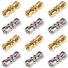 Brass Screw Clasps KK-PH0035-65-1