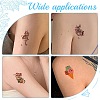 CRASPIRE Fruit Style Body Art Tattoos DIY-CP0007-37-7