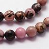 Natural Rhodonite Beads Strands G-N0204-01-3mm-2