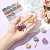 16 Rolls 16 Colors Hand Rubbed Cotton Thread Sets ST-CJ0042-001-4
