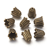 Tibetan Style Alloy Bead Caps X-TIBEB-00864-AB-NR-1