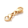 304 Stainless Steel Double Lobster Claw Clasps STAS-E178-01A-G-2