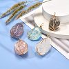 Natural & Synthetic Gemstone Pendants PALLOY-JF00908-3