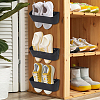 6Pcss Plastic Slipper Racks for Bathroom ODIS-WH0030-331A-5
