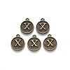 Alloy Pendant Cabochon Settings PALLOY-N156-01X-AB-1