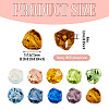 10Pcs Glass Imitation Austrian Crystal Beads GLAA-TADJ0001-11-3