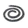 Spray Painted CCB Plastic Curb Chains & Cable Chains AJEW-JB01046-3