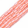 Handmade Polymer Clay Bead Strands CLAY-T020-12G-1