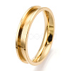 201 Stainless Steel Grooved Finger Ring Settings RJEW-TAC0017-4mm-01C-2