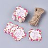 Floral Pattern Paper Gift Tags CDIS-K002-E01-1
