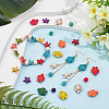 6 Strands 3 Styles Synthetical Turquoise Beads Strands TURQ-NB0001-24-4