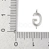 304 Stainless Steel Letter Connector Charms LS-STAS-M108-01P-07-2