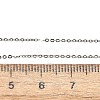 Anti-Tarnish Rhodium Plated 925 Sterling Silver Cable Chain Necklaces NJEW-N0048-46-18-4