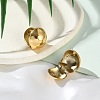 Ion Plating(IP) 304 Stainless Steel Hoop Earrings EJEW-C124-01E-G-3