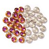 Pointed Back & Back Plated Glass Rhinestone Cabochons RGLA-J012-10mm-001VB-4