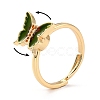 Butterfly Fidget Ring for Anxiety Stress Relief RJEW-P024-01B-2