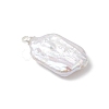 Natural Baroque Pearl Keshi Pearl Pendants PALLOY-JF04825-3