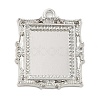 Rack Plating Alloy Pendant Cabochon Settings FIND-Z054-16P-1