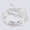 Electroplated Non-magnetic Synthetic Hematite Beads Strands X-G-E495-11B-03-2
