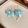 Iron Acrylic Dangle Stud Earrings FS-WG23F93-06-1