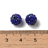 Grade A Rhinestone Pave Disco Ball Beads RB-Q101-9-2