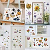 8 Sheets 8 Styles PVC Waterproof Wall Stickers DIY-WH0345-119-6