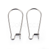 Tarnish Resistant 304 Stainless Steel Hoop Earring Findings STAS-P223-01P-02-1