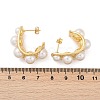 Brass Stud Earrings KK-U058-66G-5